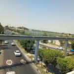 عبور امن از محور محمدشهر کرج با پل عابر جدید