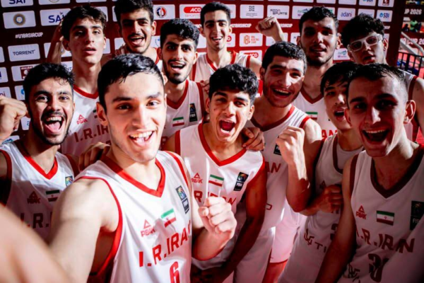تیم بسکتبال زیر ۱۸ سال ایران  به مرحله یک ‌چهارم کاپ آسیا صعود کرد