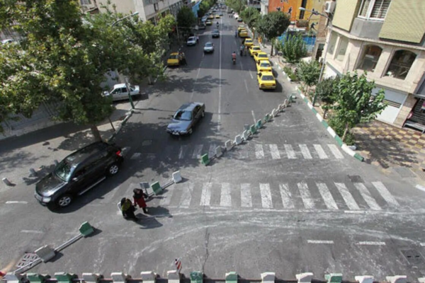 نمایی از خیابان ویلا تهران در دهه ۵۰ خورشیدی + عکس