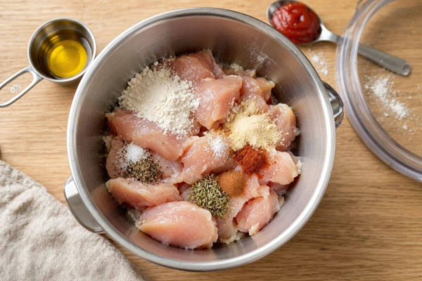 طرز تهیه کالباس مرغ خانگی در لیوان + فیلم | مواد لازم برای تهیه کالباس خانگی با مرغ چیست؟