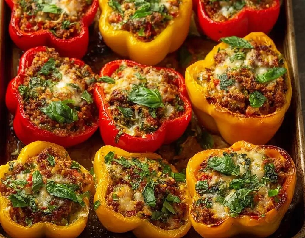 غذای محبوب پرنسس دایانا؛ فلفل دلمه‌ای شکم‌پر سالم و سرشار از سبزیجات + روش تهیه